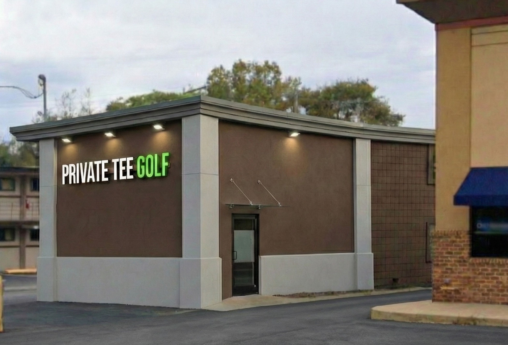 Private Tee Golf Exterior Rendering